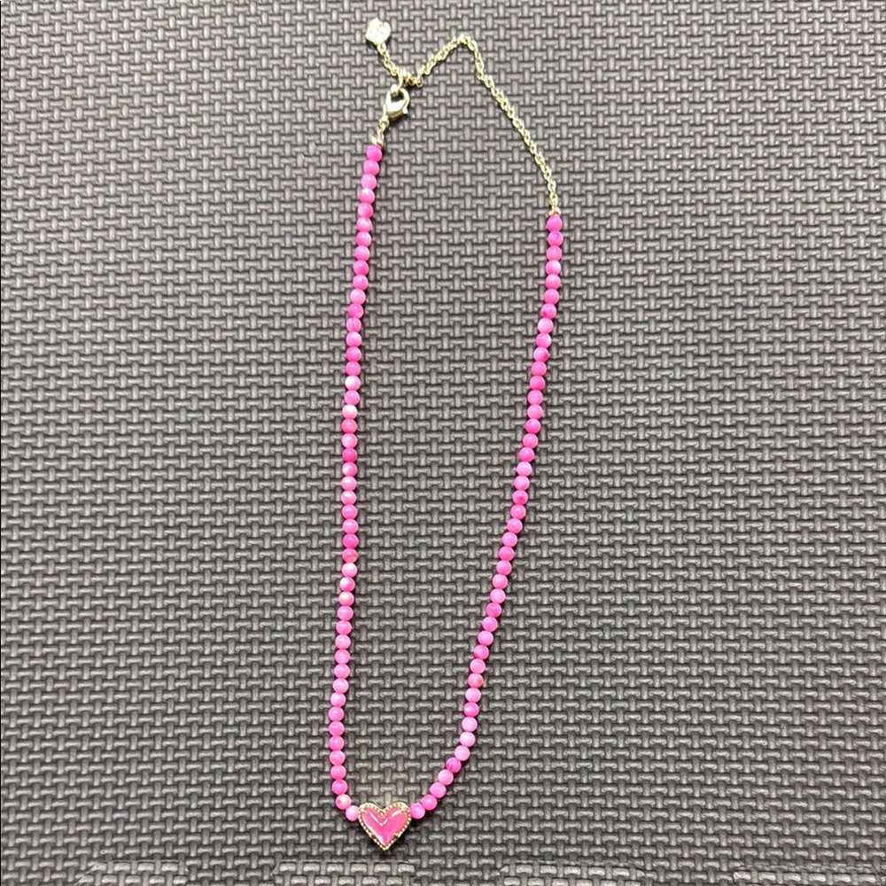 Pink Heart Necklace